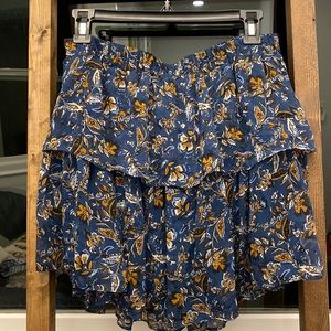 NWT Drew~Anthropology~2Tier Skirt